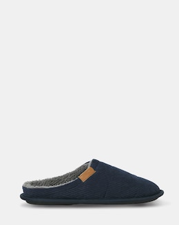 Jack &amp; Jones Cordie Mule Slipper - Navy