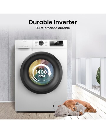 Hisense WF1Q9041BW 1 Series 9kg 1400 Spin Washing Machine - White