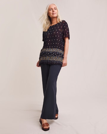 Julipa Reversible Crinkle Top