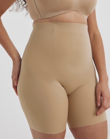 MAGISCULPT Medium Control Smooth & Sculpt Shapewear Thigh Shaper Almond