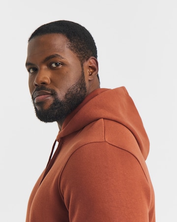 Overhead Hoodie Long Length-Rust