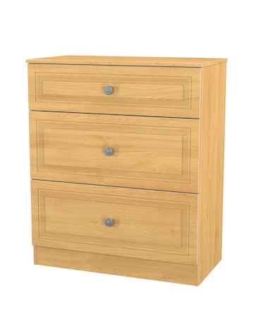 Richmond Ready Assembled 3 Drawer Chest
