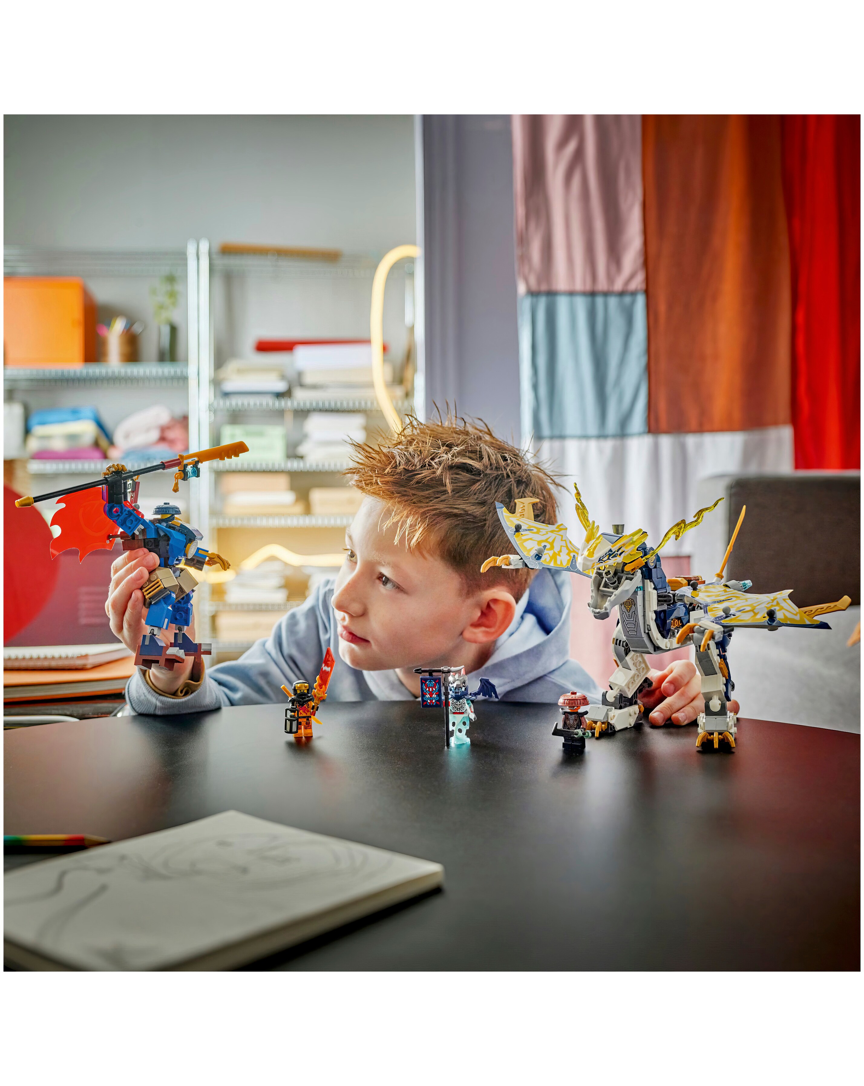 LEGO NINJAGO Rogue's Mech Dragon Rider Ninja Toy and Dragon Battle