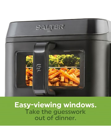Salter EK6534 Verticook View Dual Basket Air Fryer with Viewing Windows