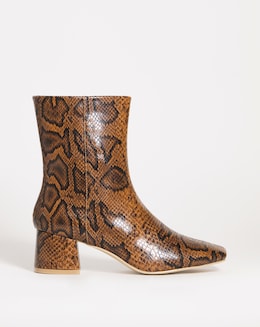 Block Heel Boot EEE Fit