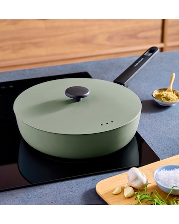Morphy Richards Non-Stick 28cm Green Saute Pan