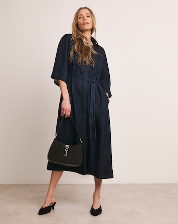 Anthology Indigo Shirt Denim Dress with Tencel TM Lyocell