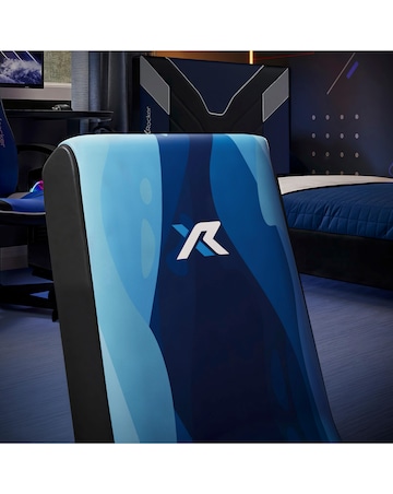 X Rocker Video Rocker Gaming Chair for Kids - Lava Blue