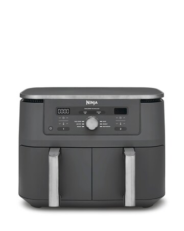 Ninja MAX 6-in-1 Dual Zone Air Fryer 9.5L DZ400UK Gun Metal Grey
