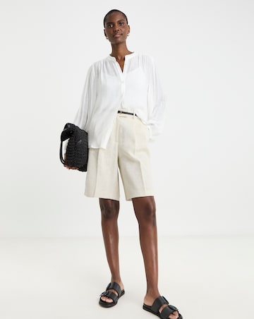Textured Batwing Top