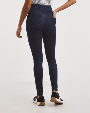 Indigo Stretch Jersey Denim Jeggings