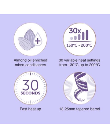 Remington Almond Allure Curling Wand