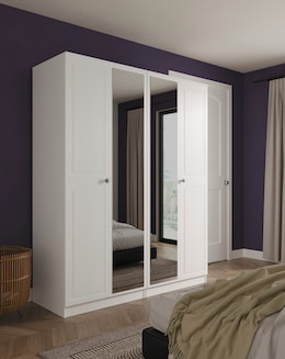 Richmond Ready Assembled 4 Door Wardrobe