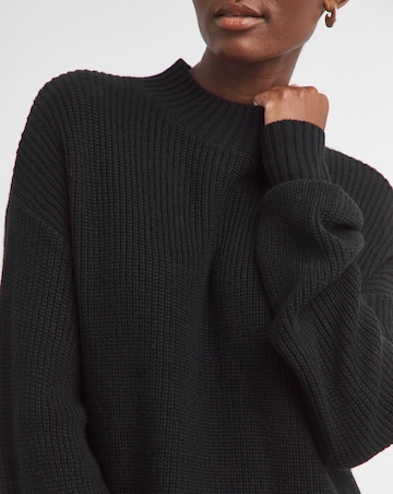 High Neck Ribbed Tunic