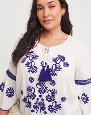 Joe Browns Santorini Embroidered Boho Tunic