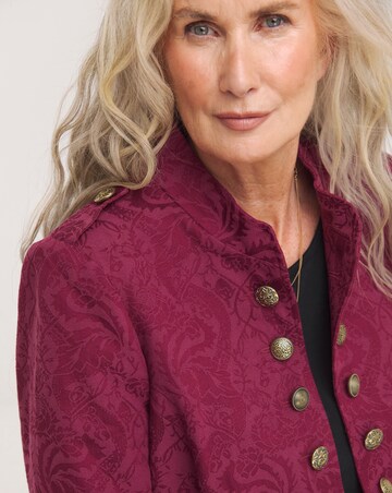 Joe Browns Plum Magnificent Military Jacket