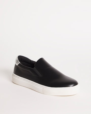 Elasticated Slip On Trainer - Wide Fit (E)