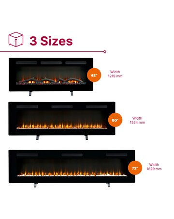 Dimplex Sierra Linear 60 Fireplace Fire Suite