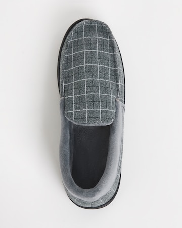 Close Back Fur Lined Slipper Wide