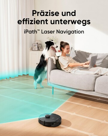 eufy RoboVac L60 SES Hybrid Cordless Vacuum Cleaner- Self Empty Docking Station