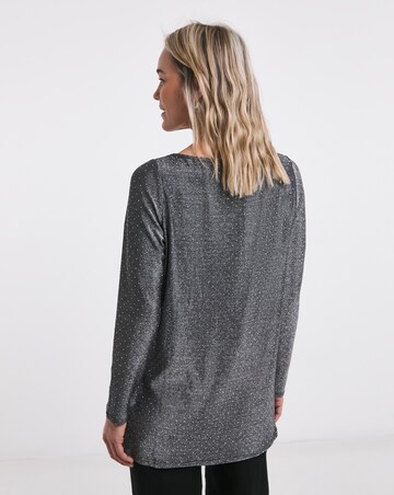 Slash Neck Longline Top