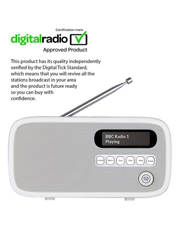 VQ Dexter DAB/FM Radio - Oak