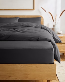 Easy Care Plain Dye Extra Deep Fitted Sheet