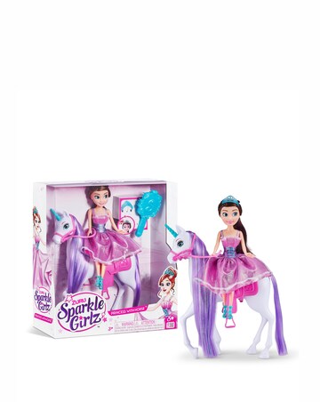 Sparkle Girlz 10.5-inch Princess Doll with Unicorn Set