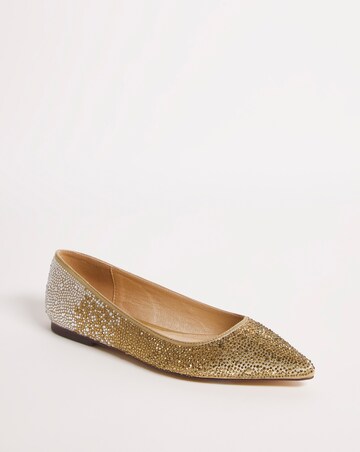 Ombre Sparkle Pointed Shoe EEE Fit