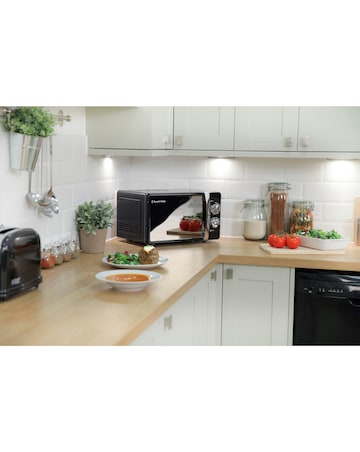 Russell Hobbs RHMM701B Colours Plus 17L Black Manual Microwave