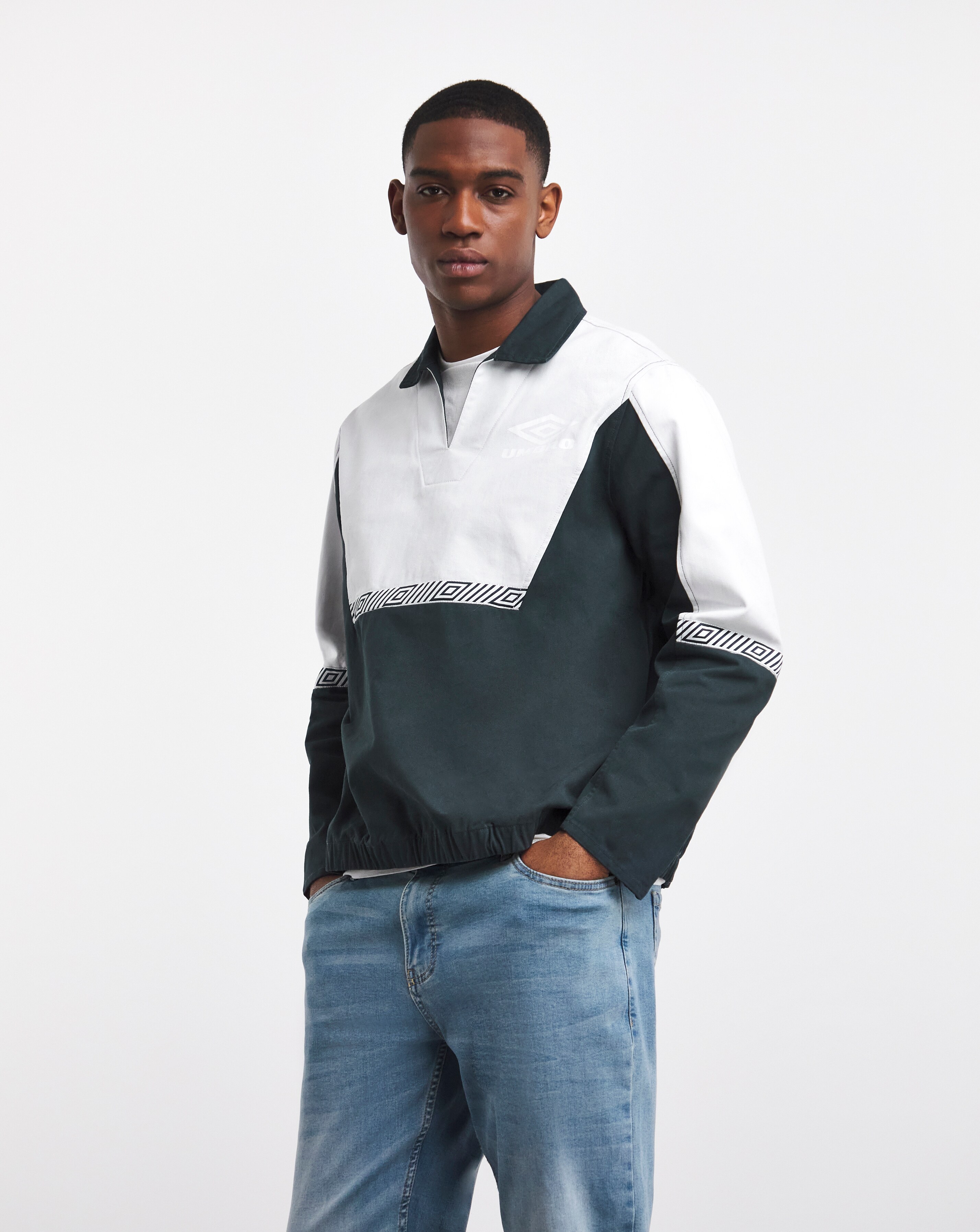 Umbro Sports Style Training Drill Top | Premier Man