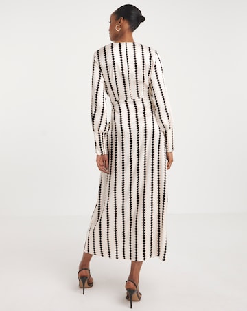 Joanna Hope Jacquard Wrap Dress