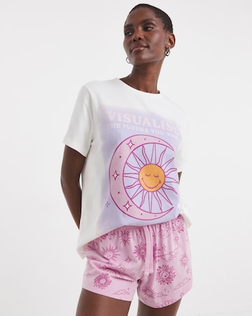 Smiley World Cotton Pyjama Shortie Set