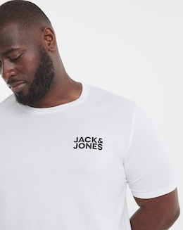 Jack &amp; Jones Corp Logo T-Shirt - White