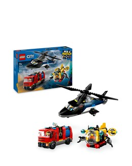 LEGO City Helicopter, Fire Engine &amp; Submarine Remix 60462