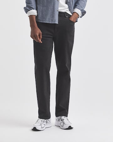 Union Straight Fit Stretch Jeans Black