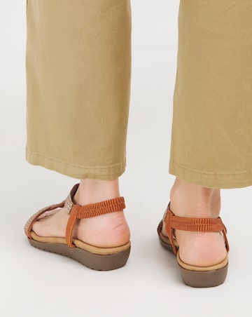 Kay Diamante Comfort Elastic Sandal - Extra Wide Fit (EEE)