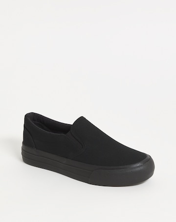 Nielson Slip On Chunky Sole Trainers - Wide Fit (E)
