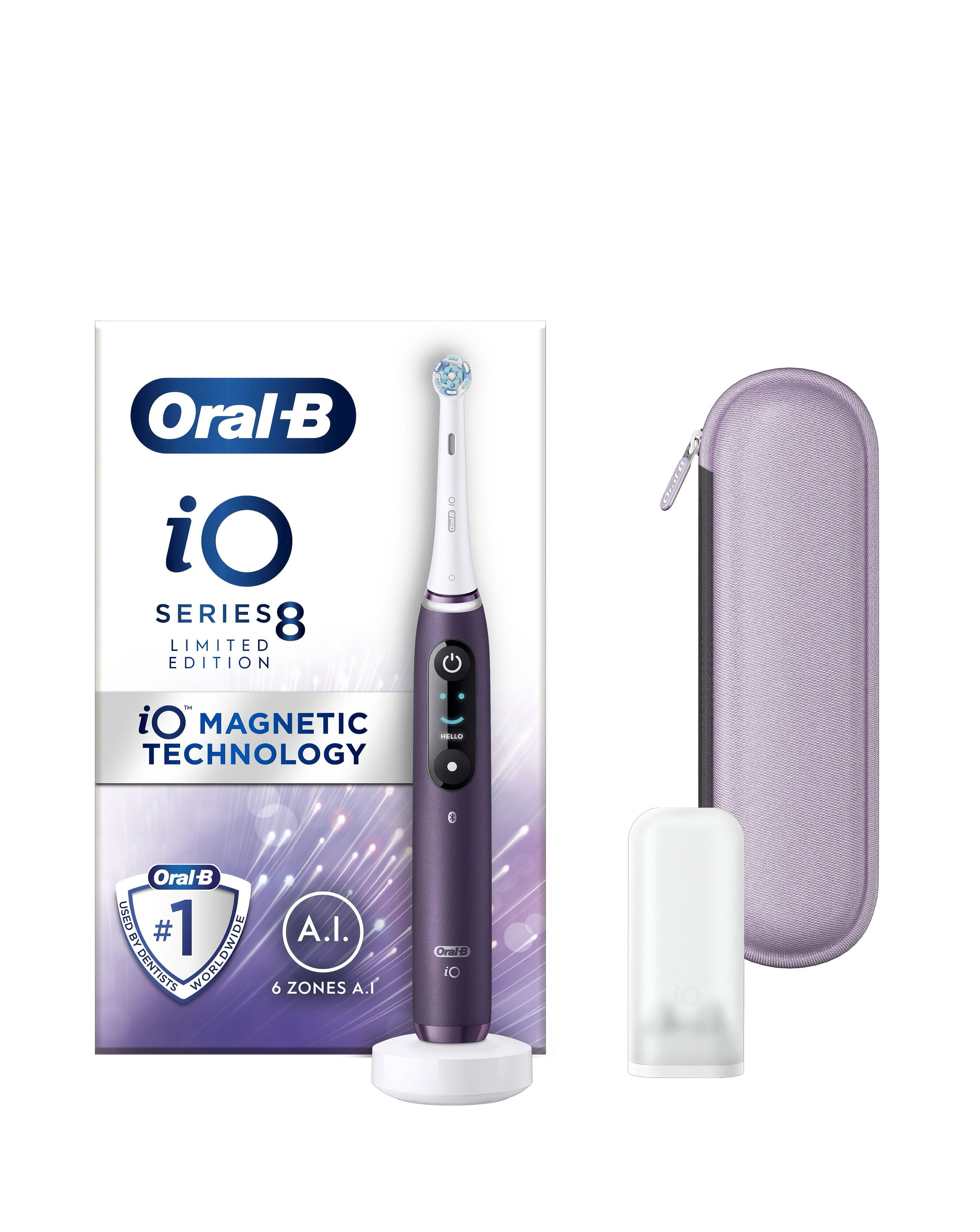 Oral-B iO8 Violet Ametrine (+ Zipper Case) | Premier Man