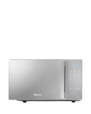 Hisense H20MOMSS4HGUK Mirror Silver Microwave 20L