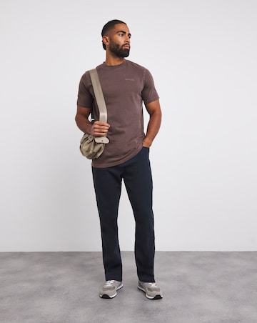 Embroidered Dyed Graphic T-Shirt Long