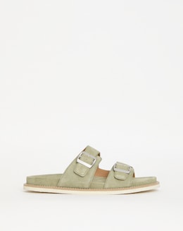 Folio Suede Buckle Sandal Standard Fit