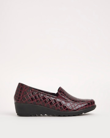 Cushion Walk Twin Gusset Loafers Wide E Fit