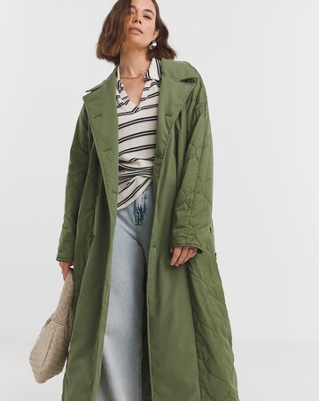 Khaki Reversible Hybrid Coat