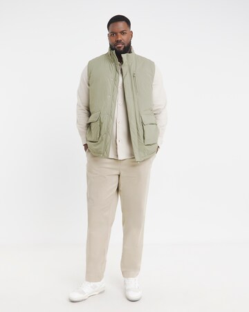 Stone Wadded Gilet