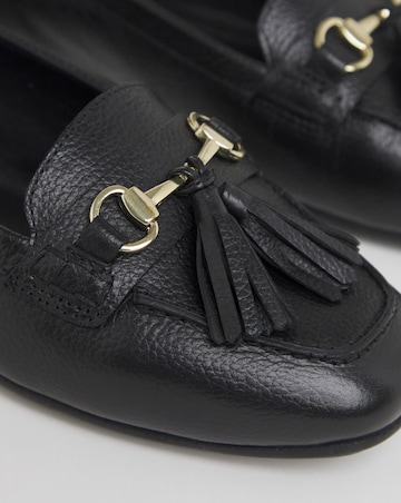 Heavenly Soles Prague Leather Driving Moccasins - Wide Fit (E)