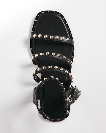 Leather Tassle Detail Sandal EEE Fit