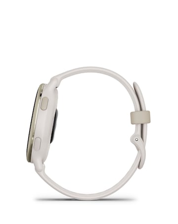 Garmin Venu 3S 41mm Smartwatch - Ivory and Soft Gold with Silicone Band