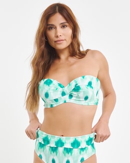 MAGISCULPT Twist Front Bandeau Underwired Bikini Top