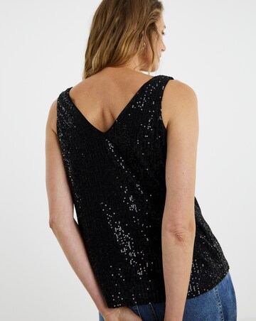 Sequin Vest